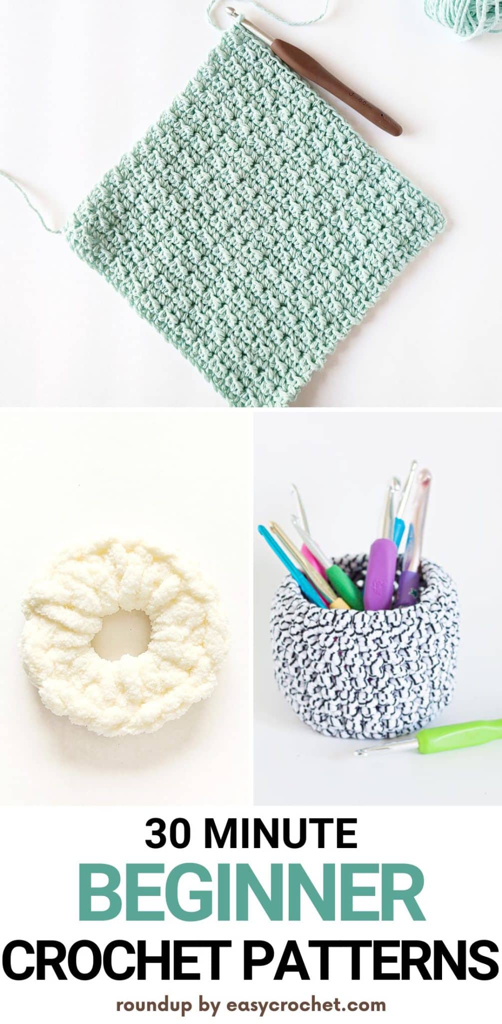 30 Minute Crochet Projects for Beginners - Easy Crochet Patterns