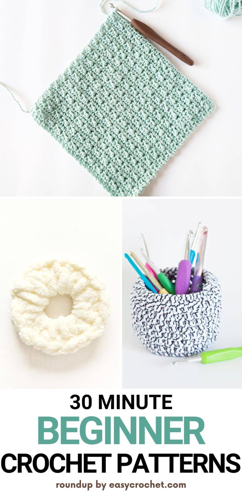 The Best 30-Minute Crochet Projects for Beginners [Free Patterns]