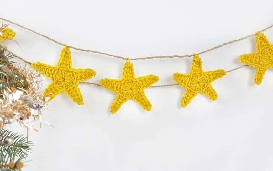 Star Crochet Pattern for Garland