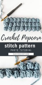 Crochet Popcorn Stitch Pattern - Easy Crochet