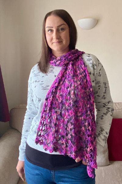 Diamonds For Flora Shawl
