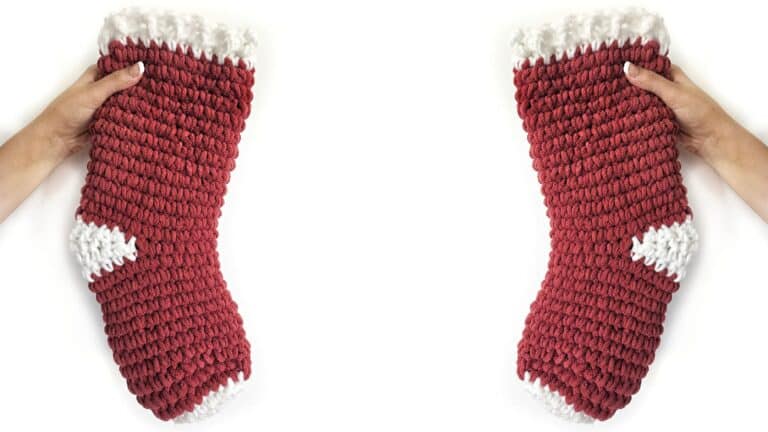 Easy Crochet Christmas Stocking Pattern