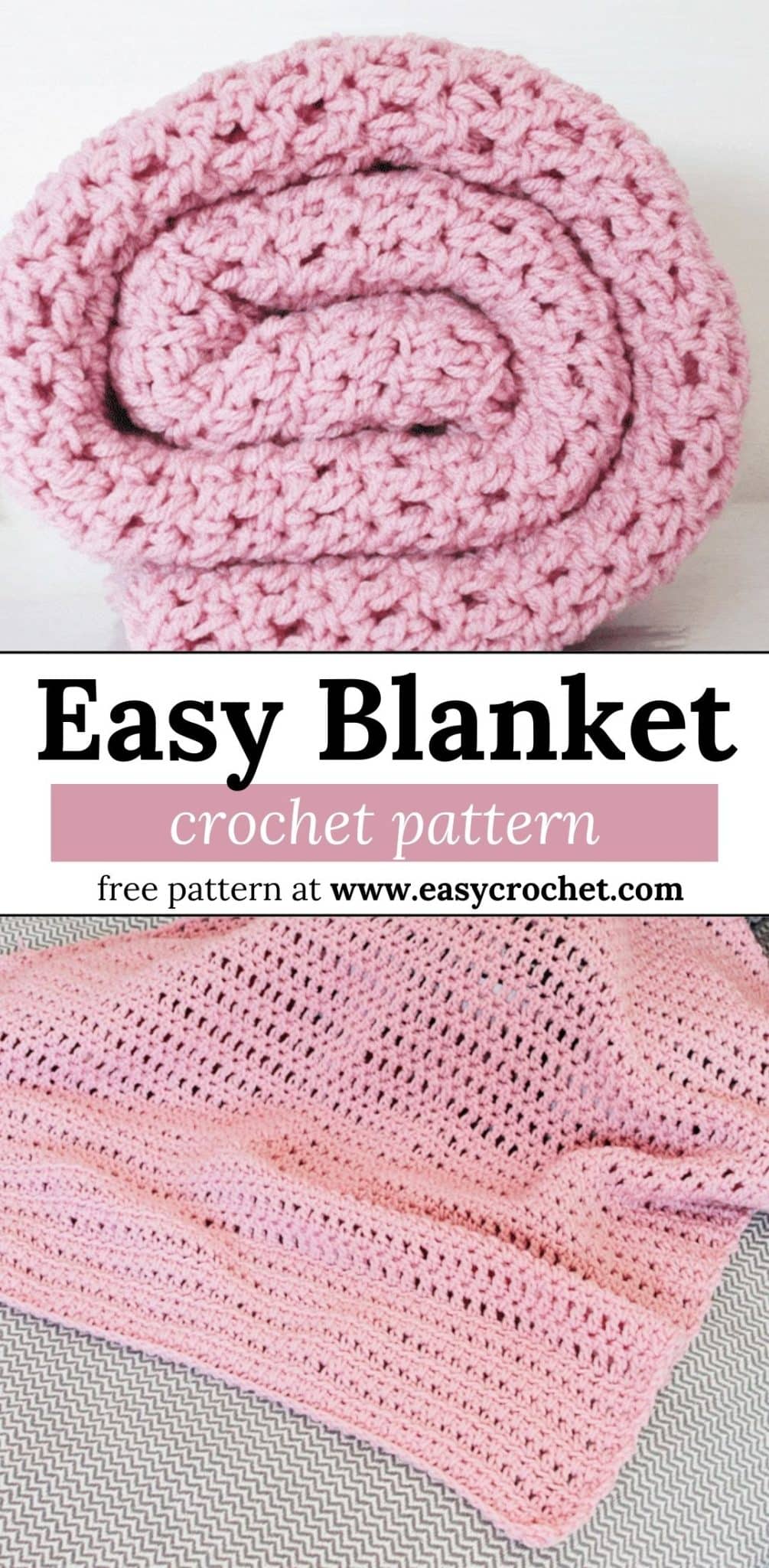 free easy Crochet Blanket pattern