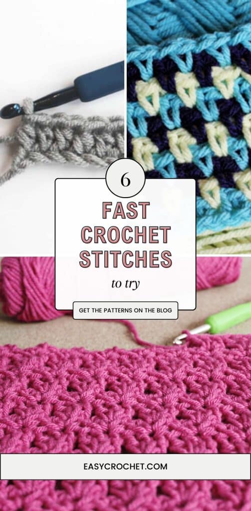 The Fastest Crochet Stitches - Easy Crochet Patterns