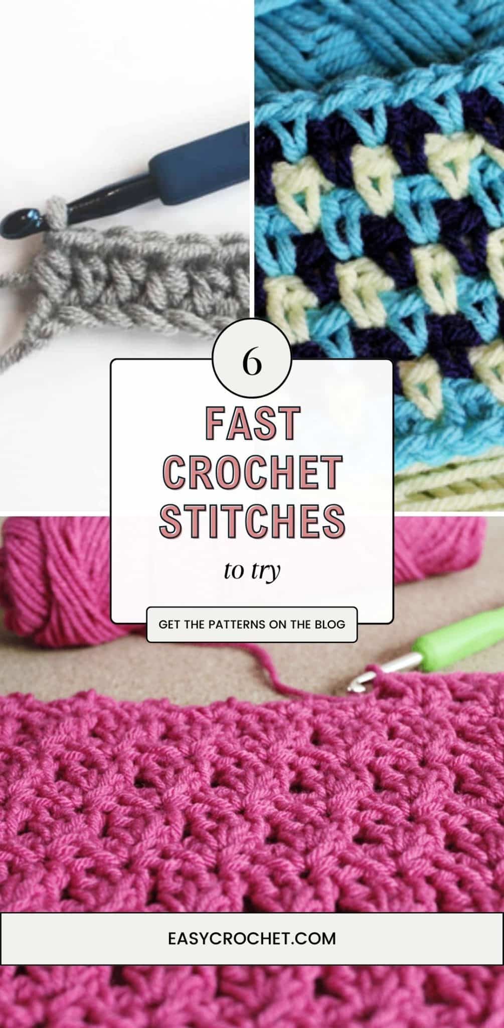 fast crochet stitches to try