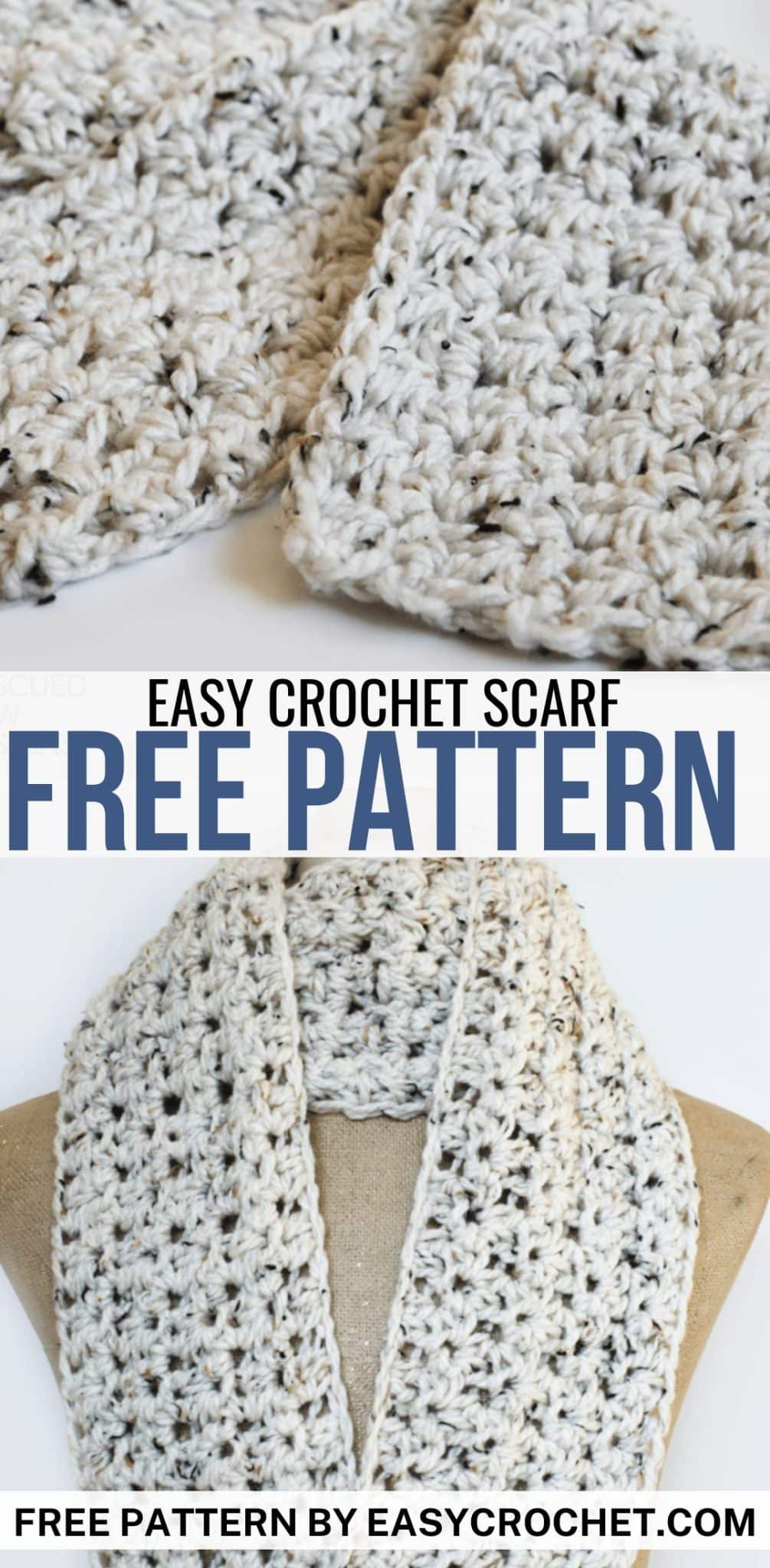 Free Crochet Scarf Pattern - Easy Crochet