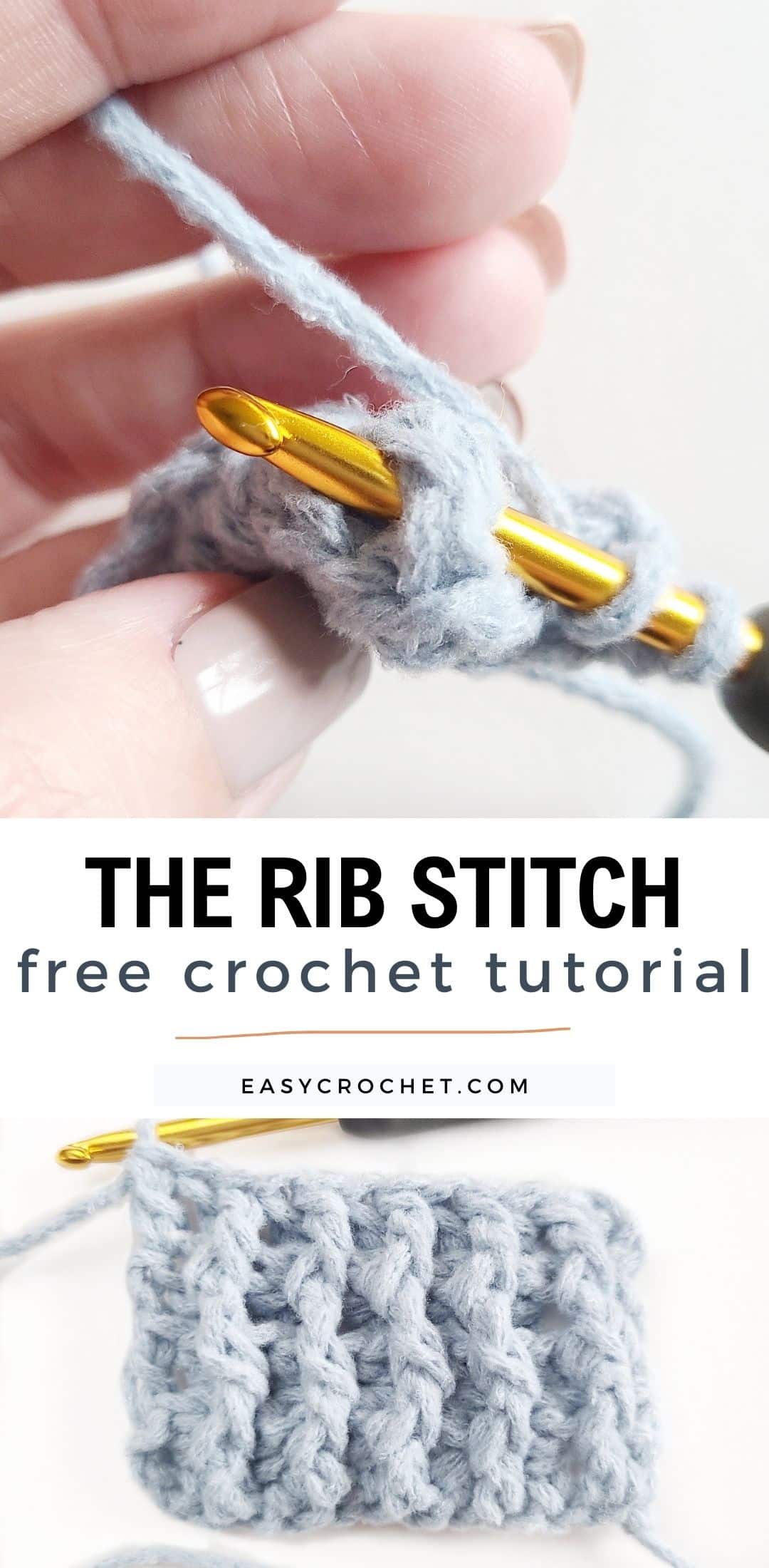 crochet rib stitch 