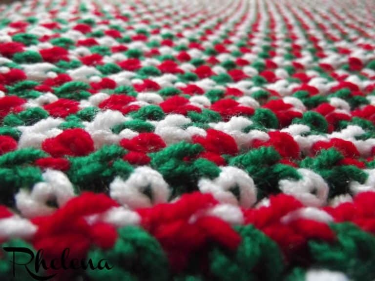 Alternating Christmas Afghan