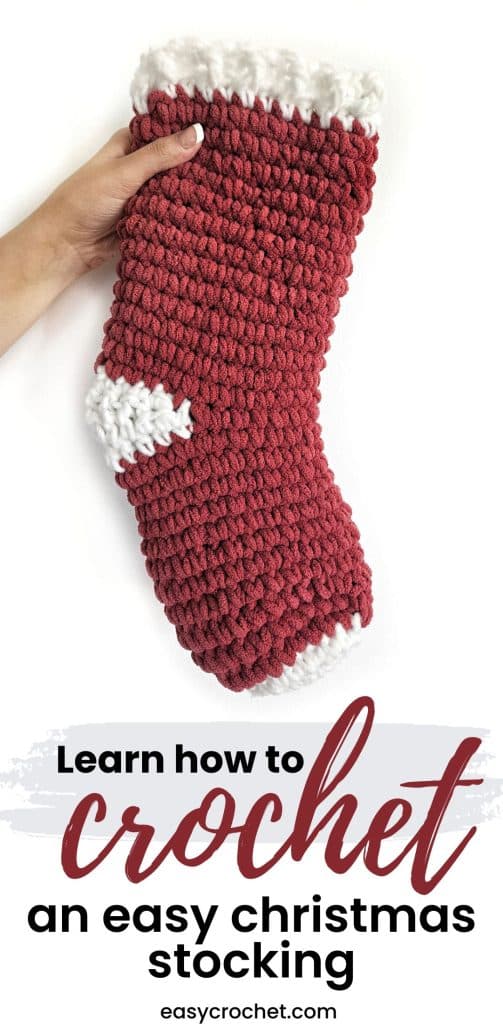 How To Crochet A Christmas Stocking Easy Crochet Patterns