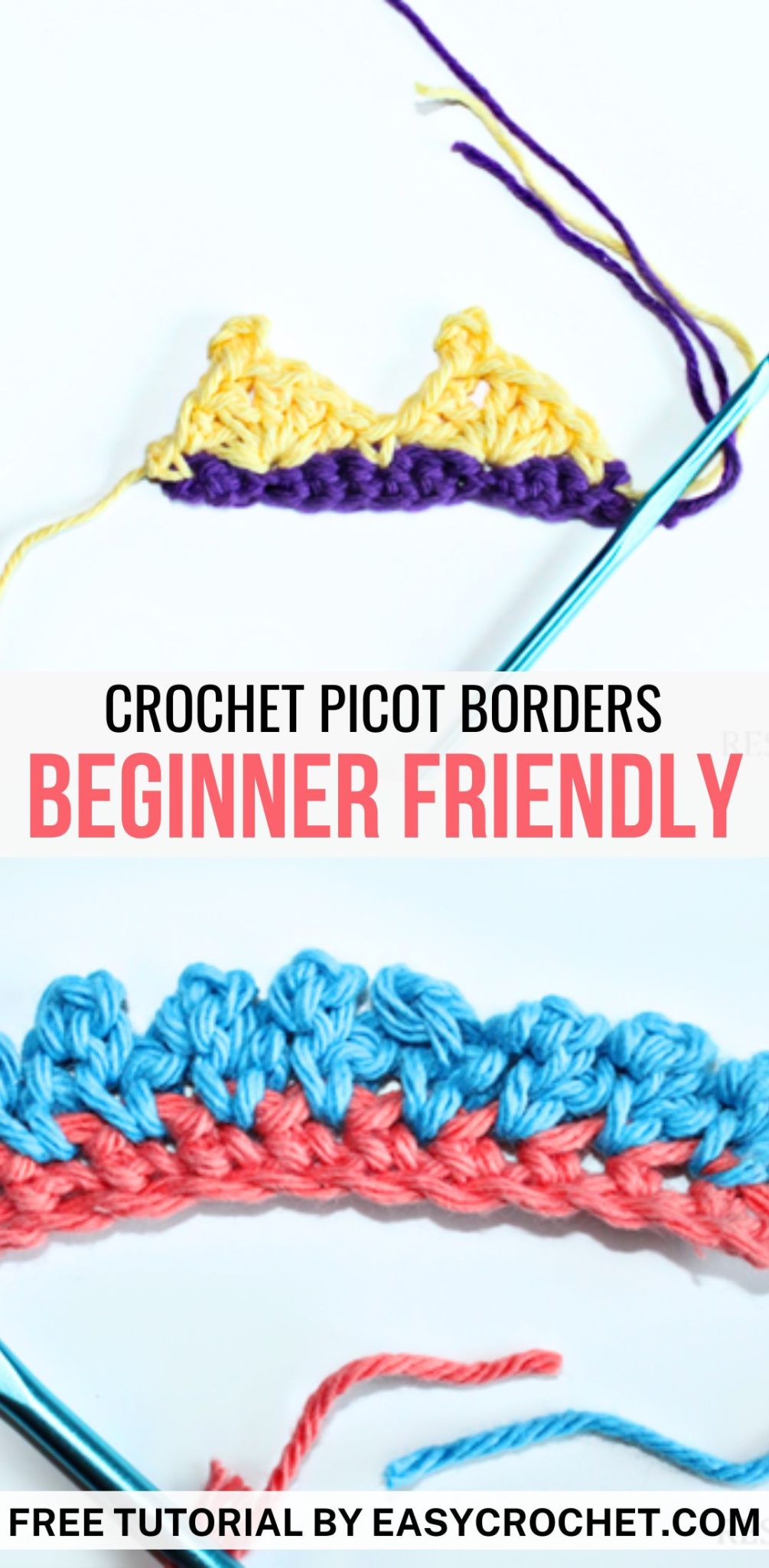 picot borders crochet tutorial