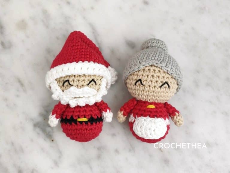 Santa & Mrs. Claus Crochet Pattern