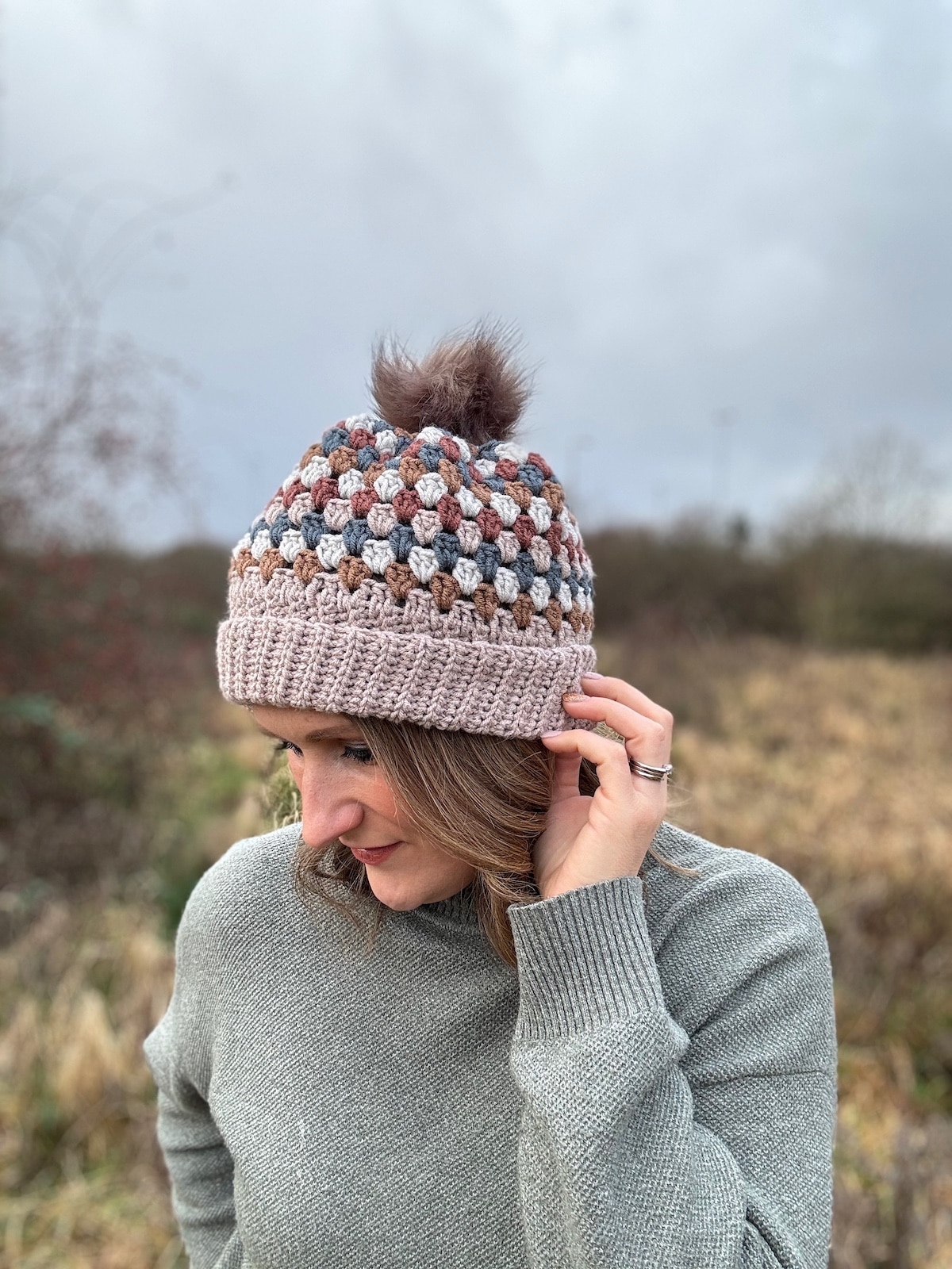 Fair Isle Hat (Knit) – Lion Brand Yarn