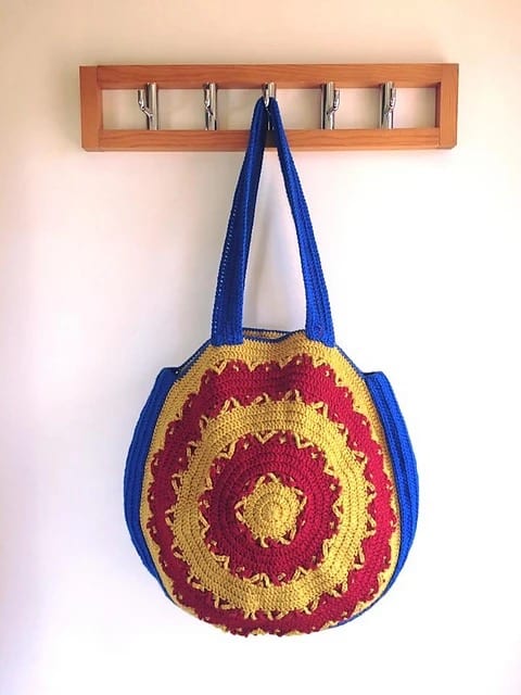 Rising Sun Crochet Bag