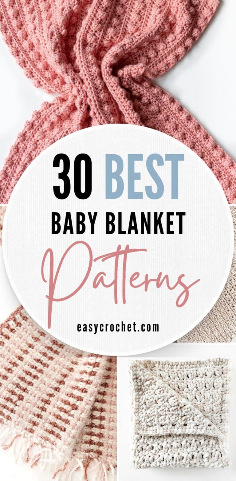 30 Free Crochet Baby Blanket Patterns