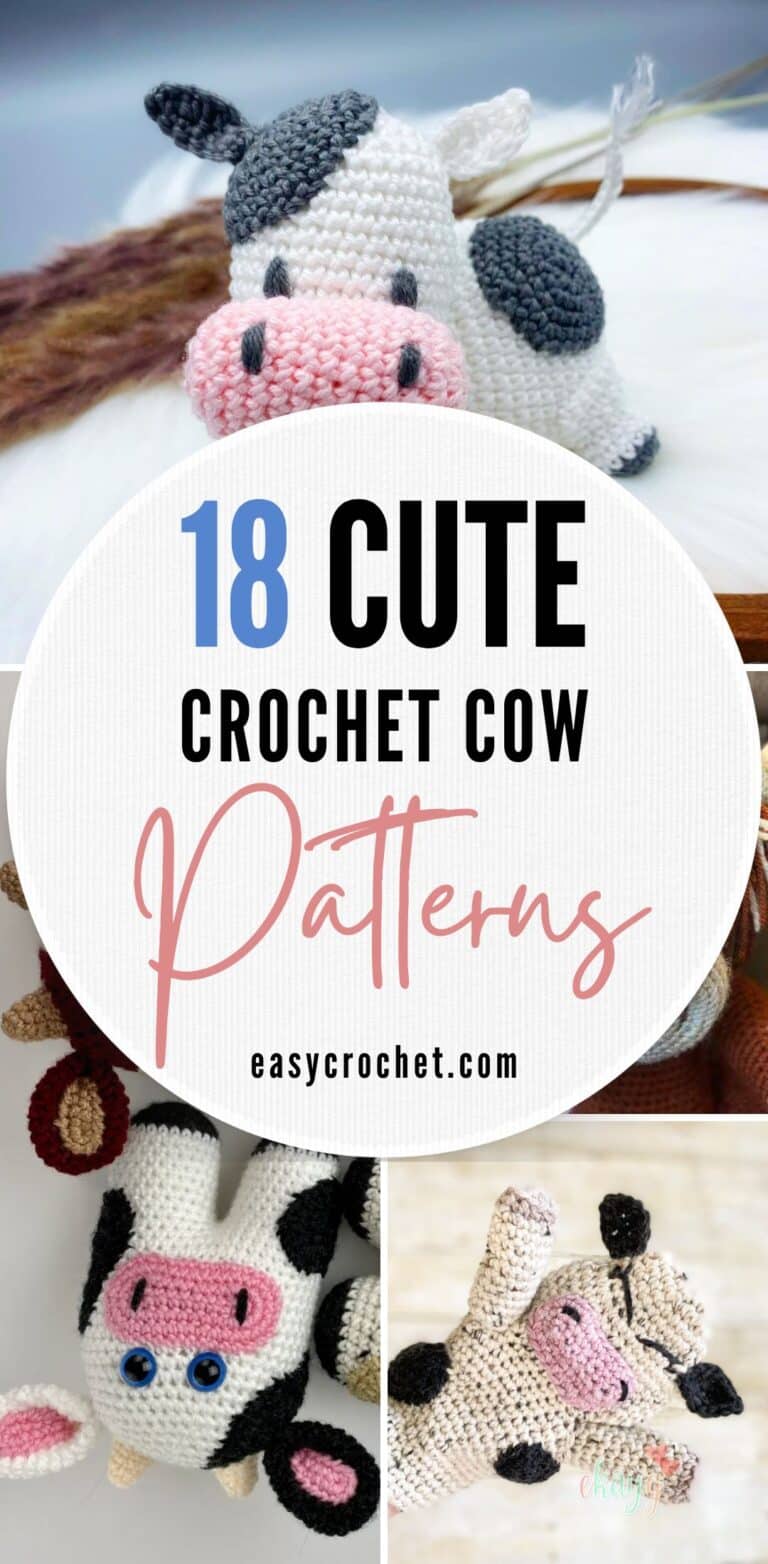 18 Cute Crochet Cow Patterns