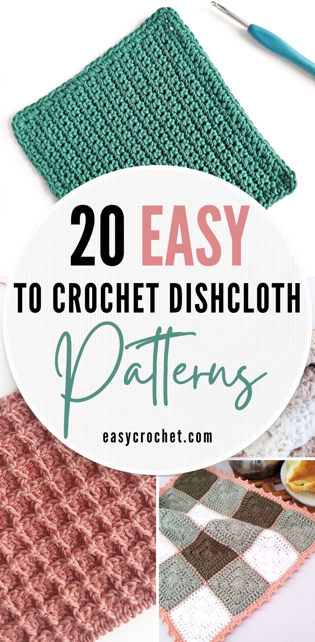 easy Crochet dishcloth pattern roundup collection