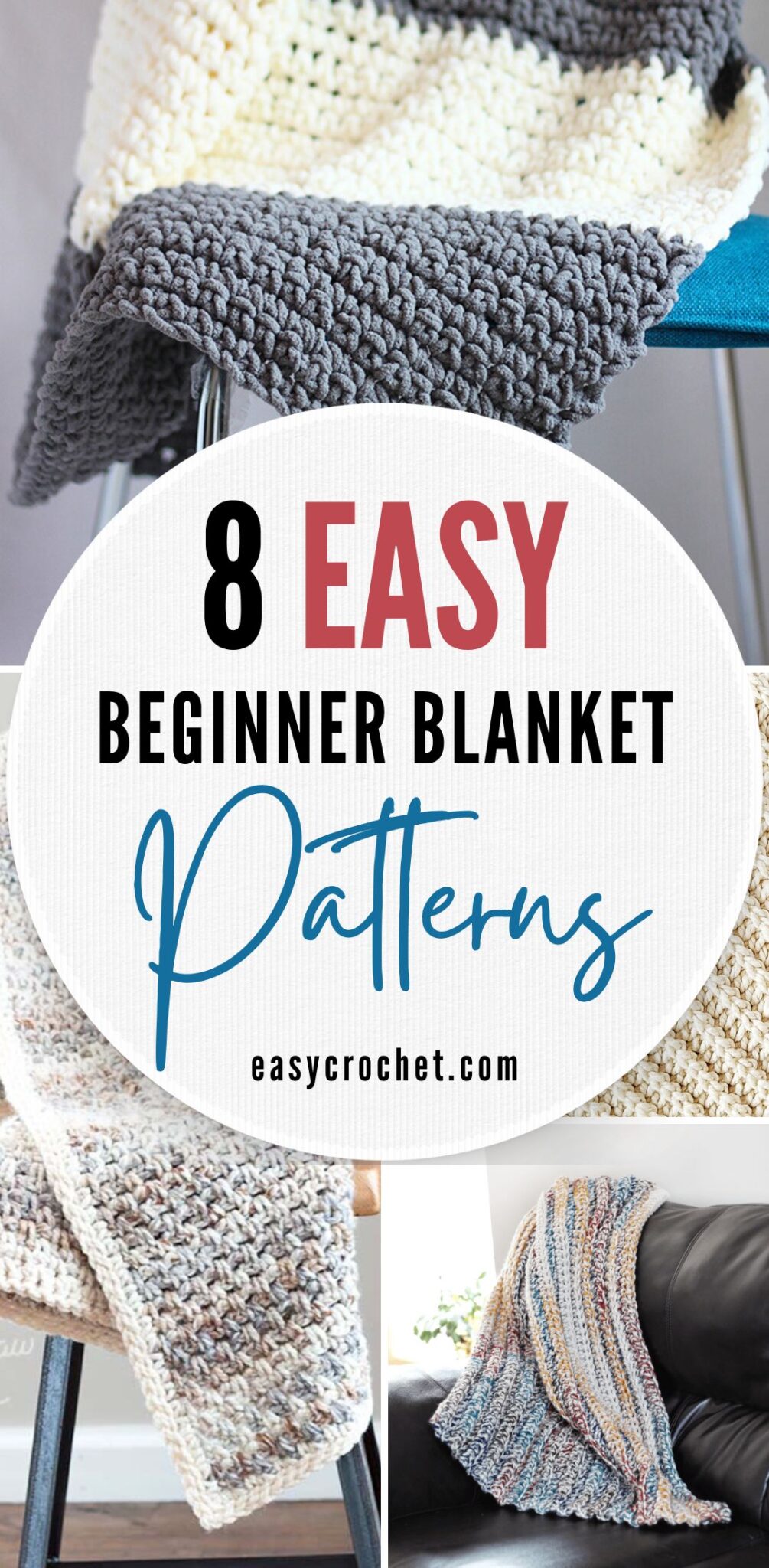 Beginner Quick and Easy Crochet Blanket Patterns - Easy Crochet Patterns