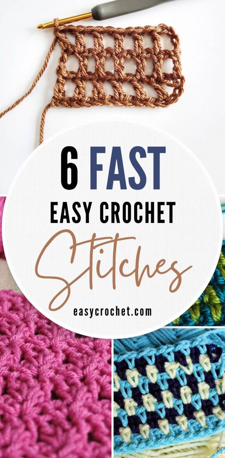 6 Of The Fastest Crochet Stitches to Try Today
