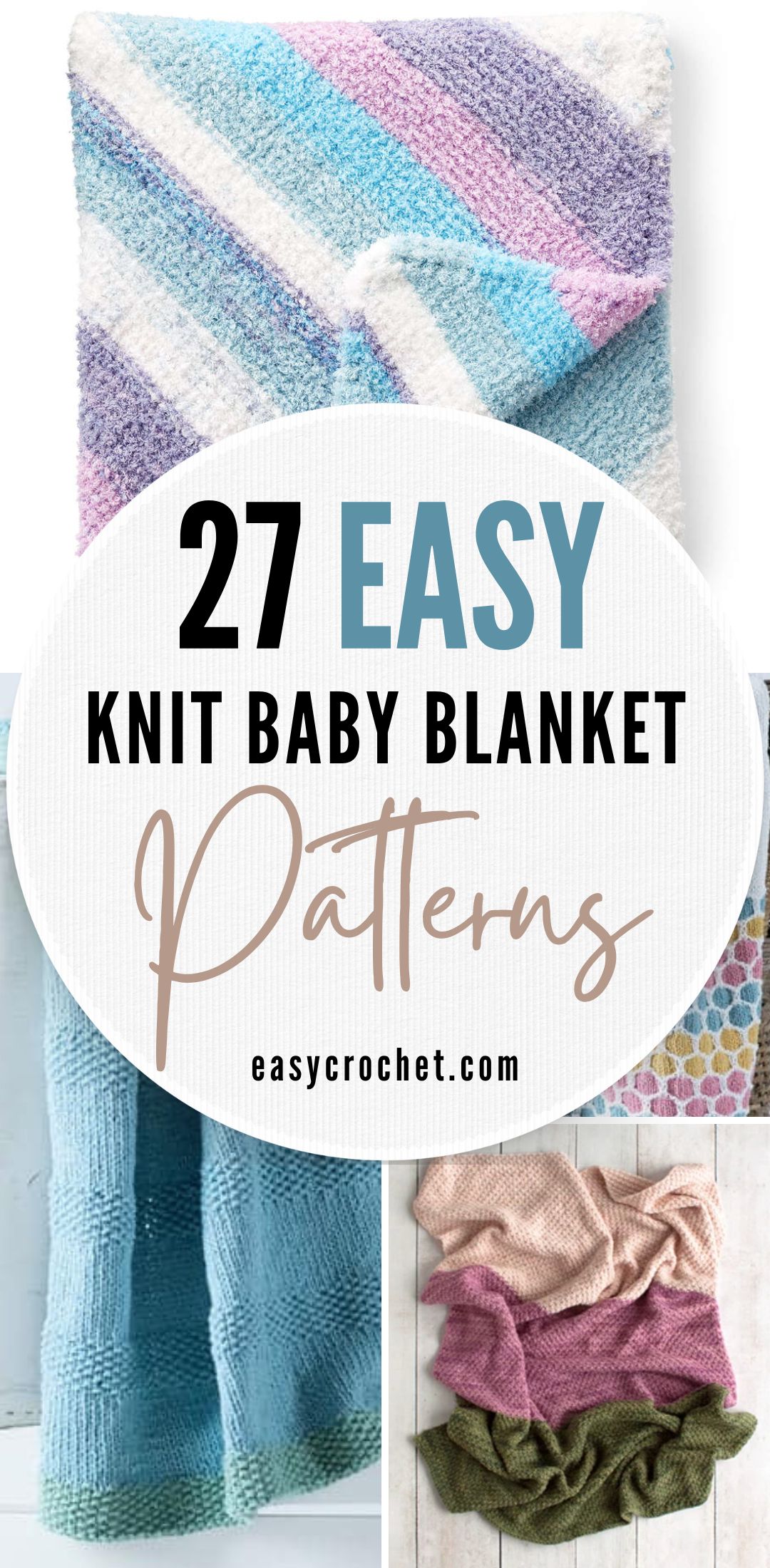 knit baby blanket pattern roundup