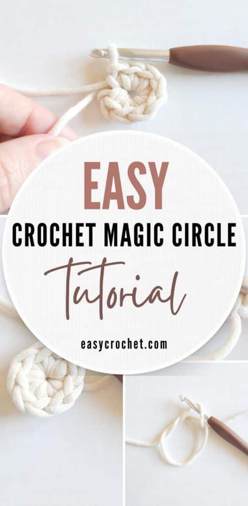 How to Crochet a Magic Circle (Photo Tutorial + Video) - Easy Crochet ...