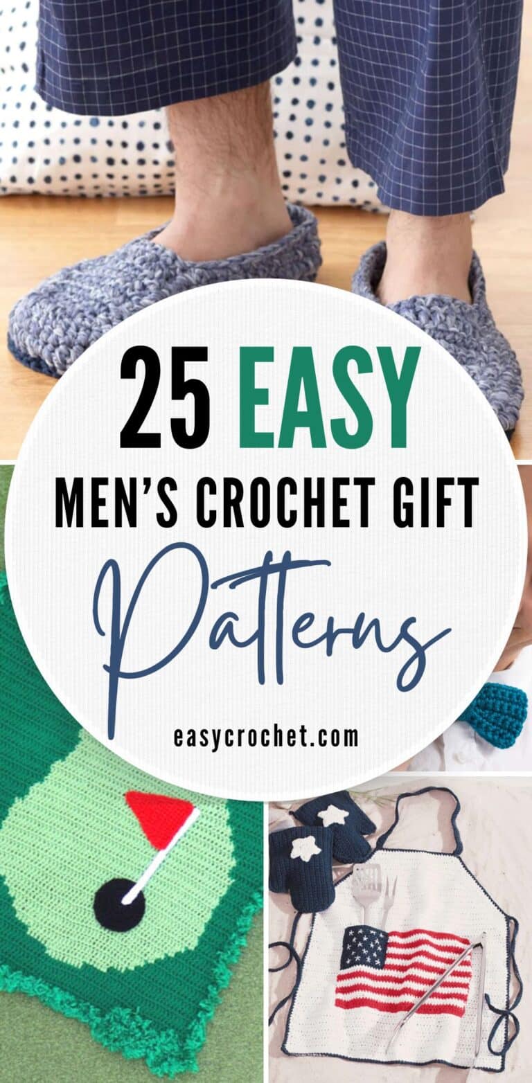 27 Free Crochet Men's Scarf Patterns • RaffamusaDesigns