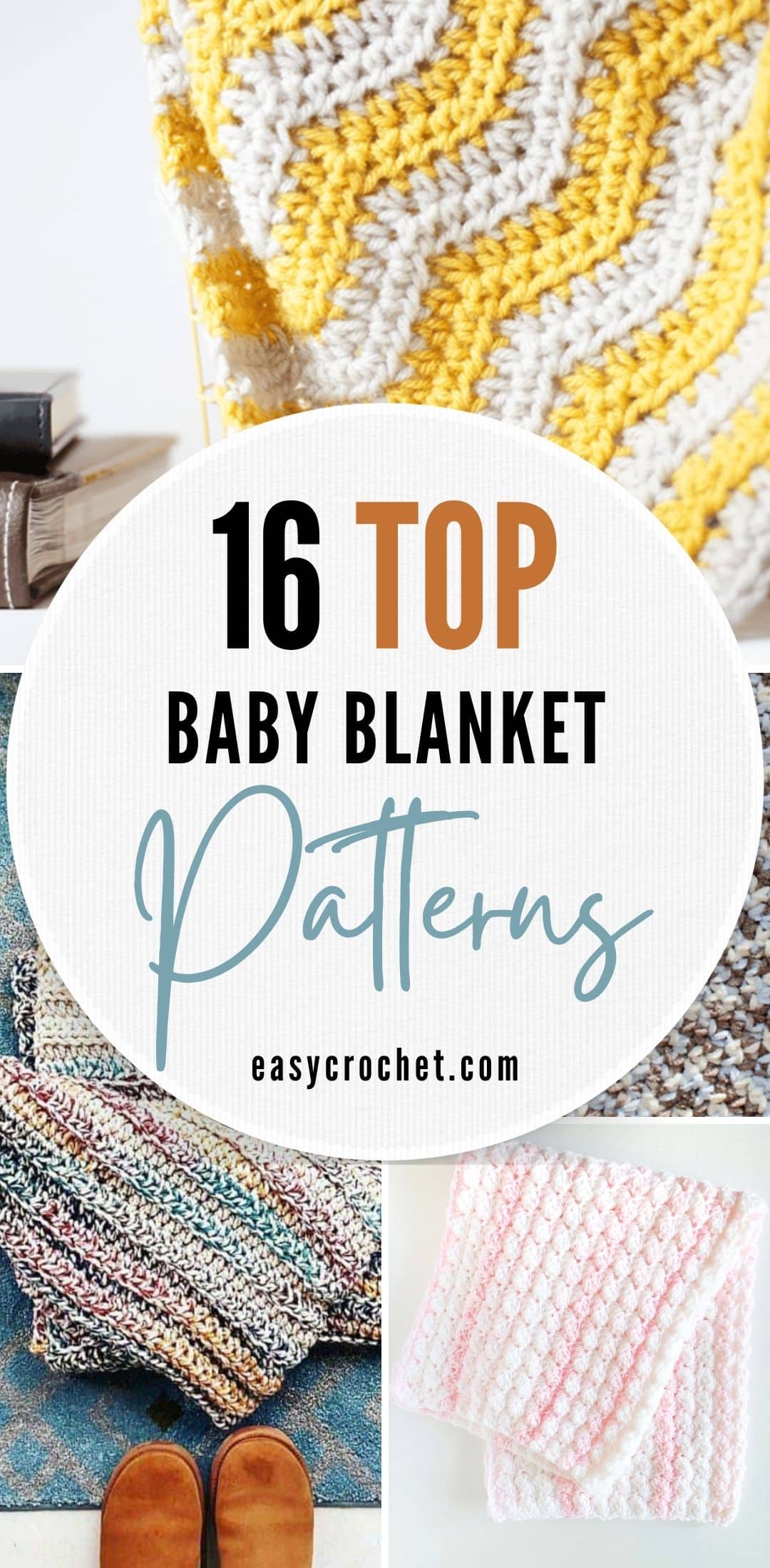 top 16 crochet baby blanket patterns