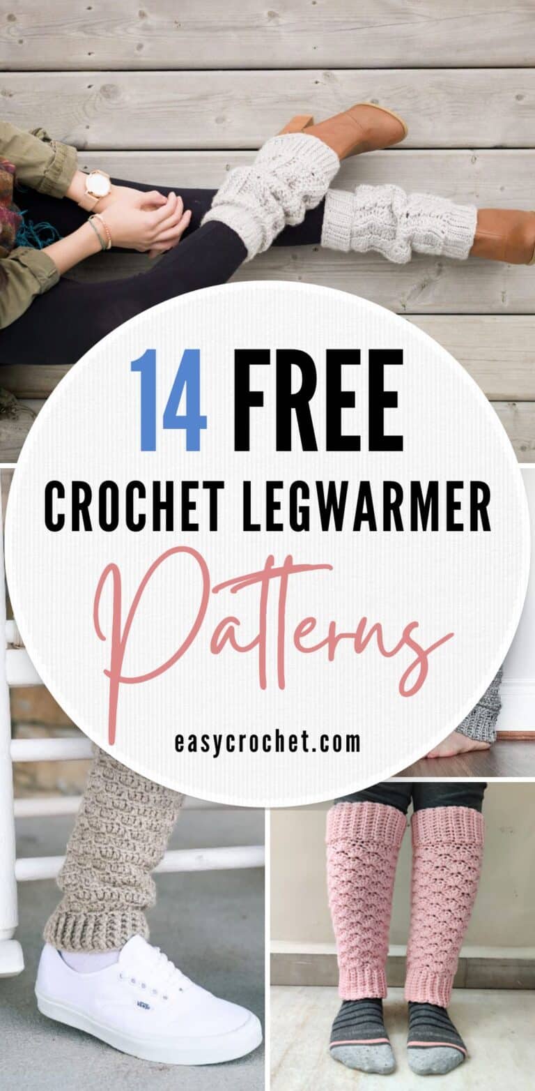 14 Free Crochet Leg Warmer Patterns