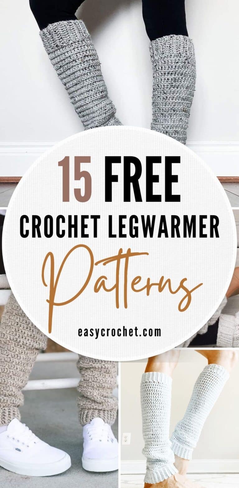 15 Free Crochet Leg Warmer Patterns