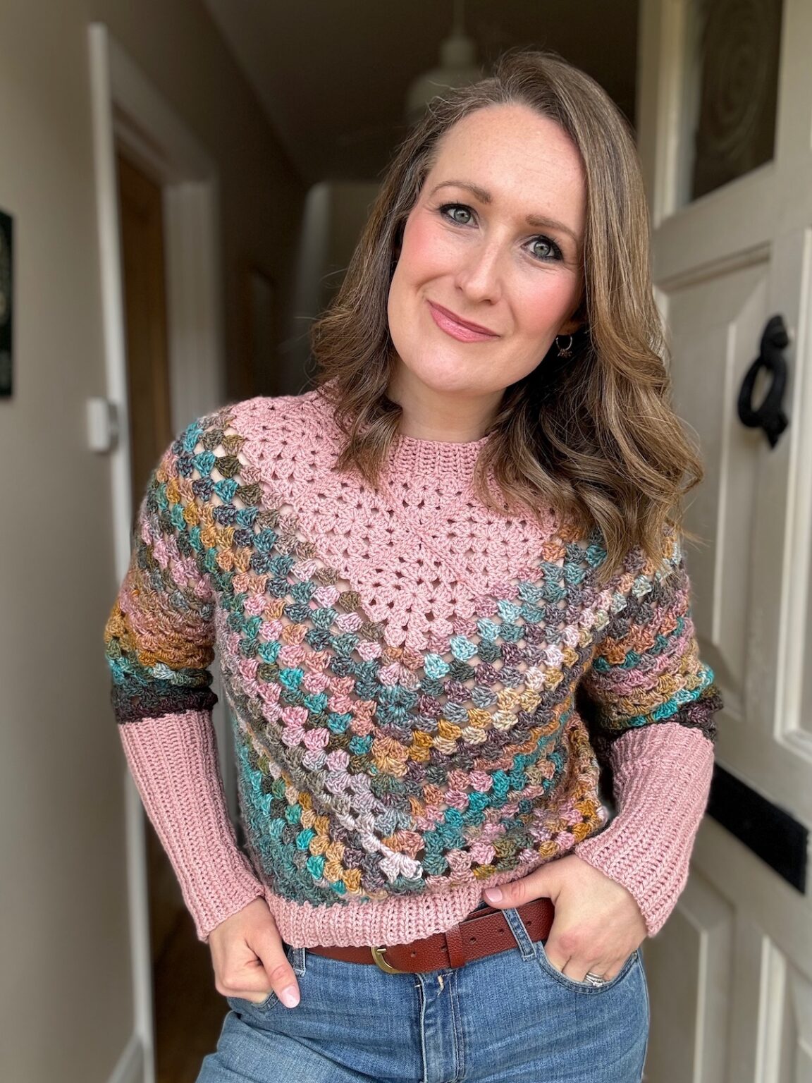 Franny Granny Square Sweater Pattern - Easy Crochet Patterns