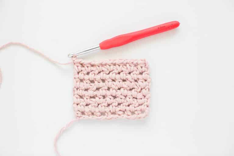 Half Double Moss Crochet Stitch