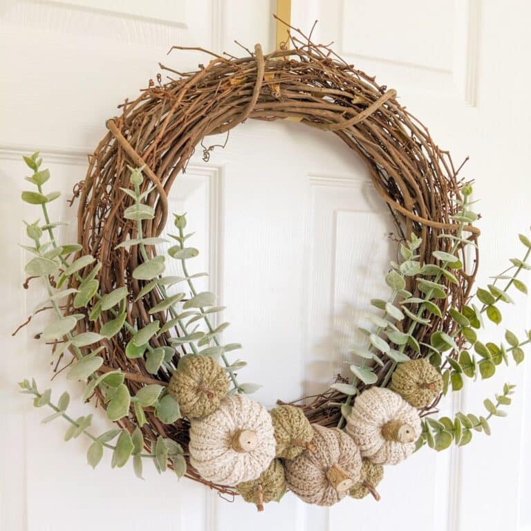 Fall Pumpkin Wreath