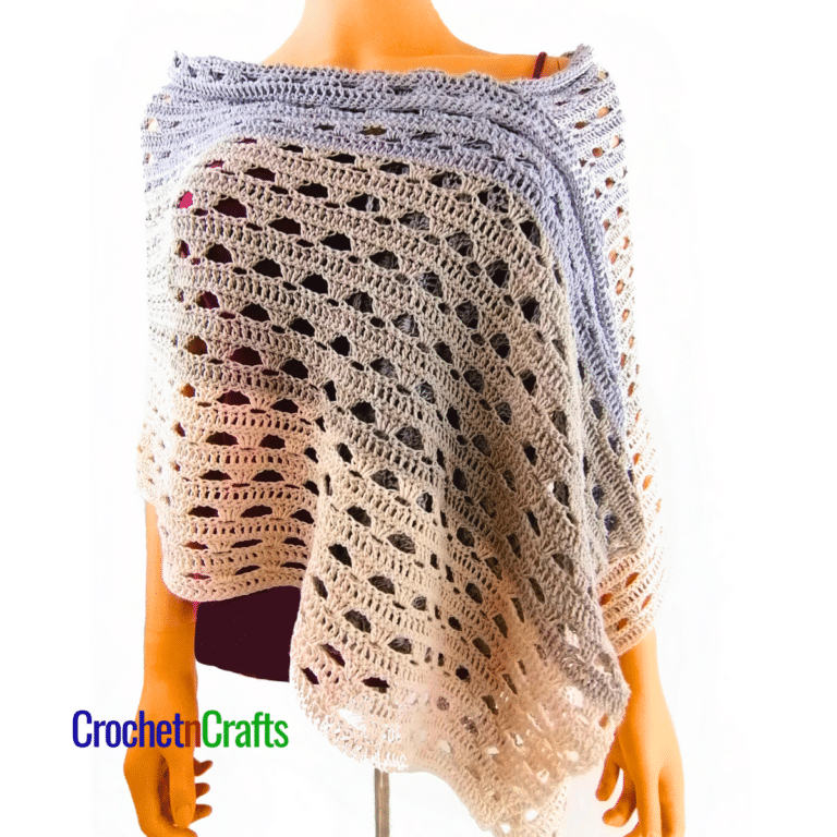 Simple Lace Crochet Wrap