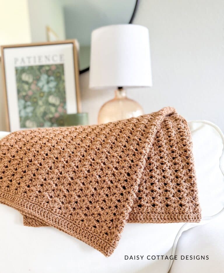 Caramel Comfort Throw Blanket