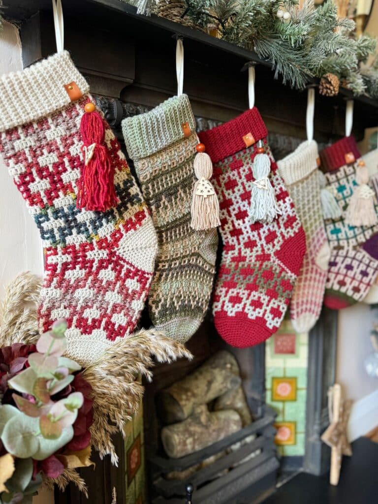 Yuletide Mosaic Stockings