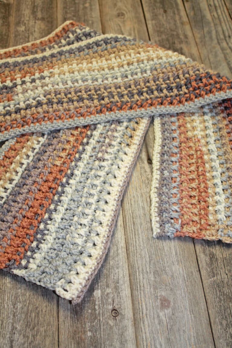 Sandstone Variegated Stripe Scarf