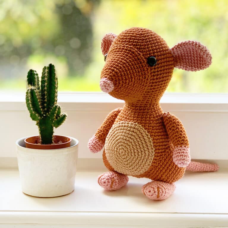 Rupert the Rat Amigurumi