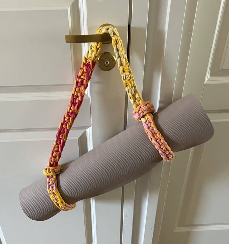 Chunky Crochet Yoga Mat Strap
