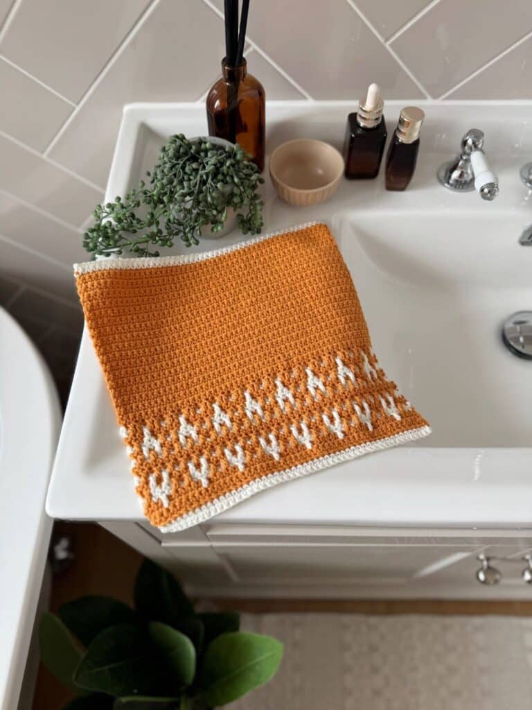 Wildflower Washcloth 2