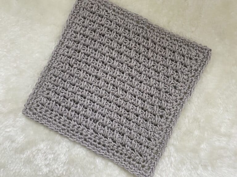 Fig Double Linen Stitch Washcloth